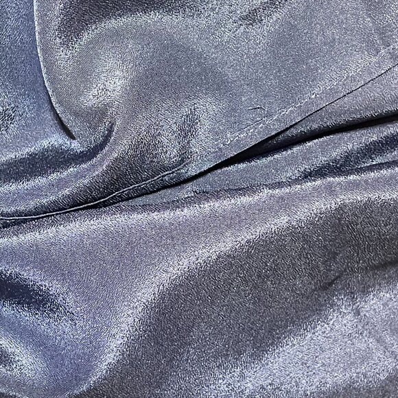 Loft Tiered Dress Navy White Floral Tunic Mini Size XS Extra Small Long Sleeve - Picture 6 of 8